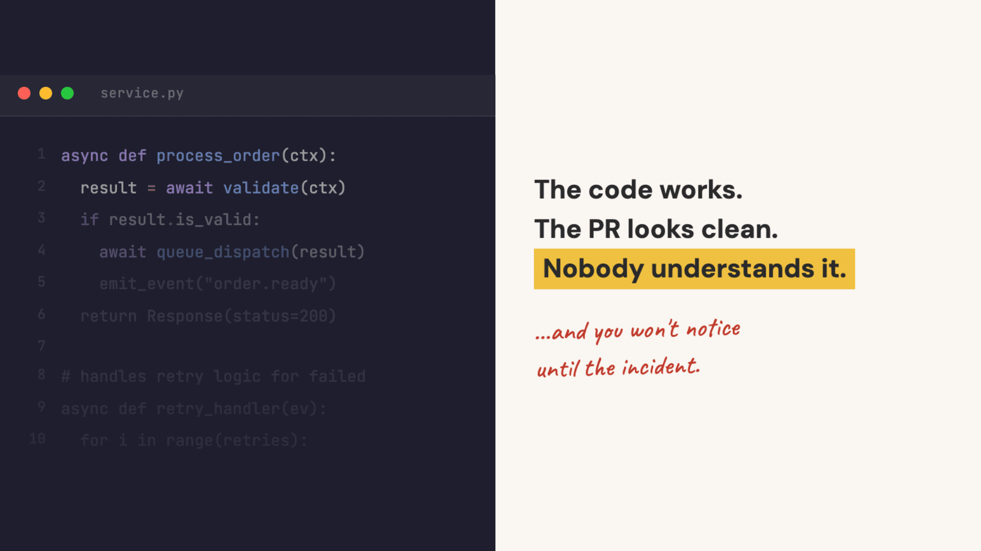 Fast PRs but shallow understanding