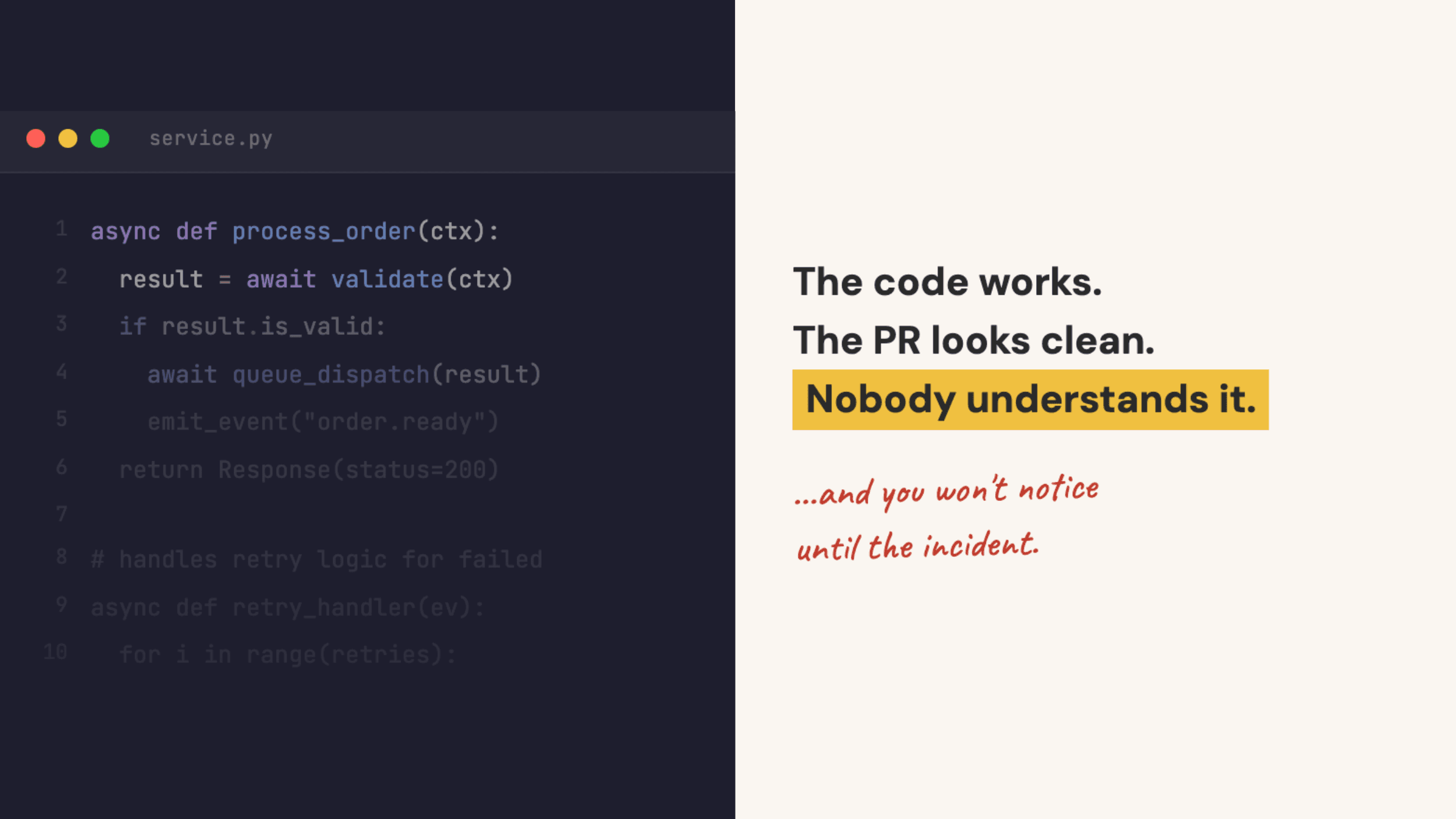 Fast PRs but shallow understanding