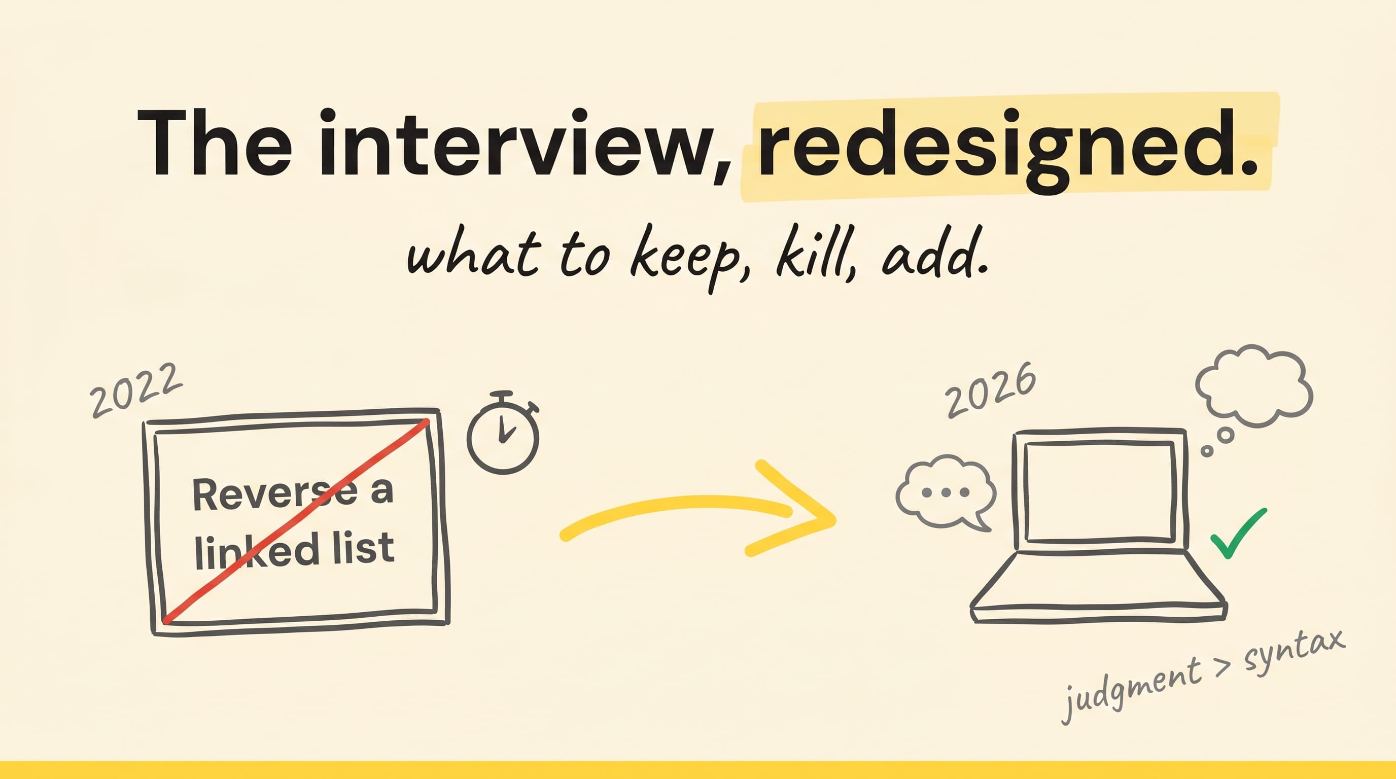 Stop interviewing engineers like it's 2022