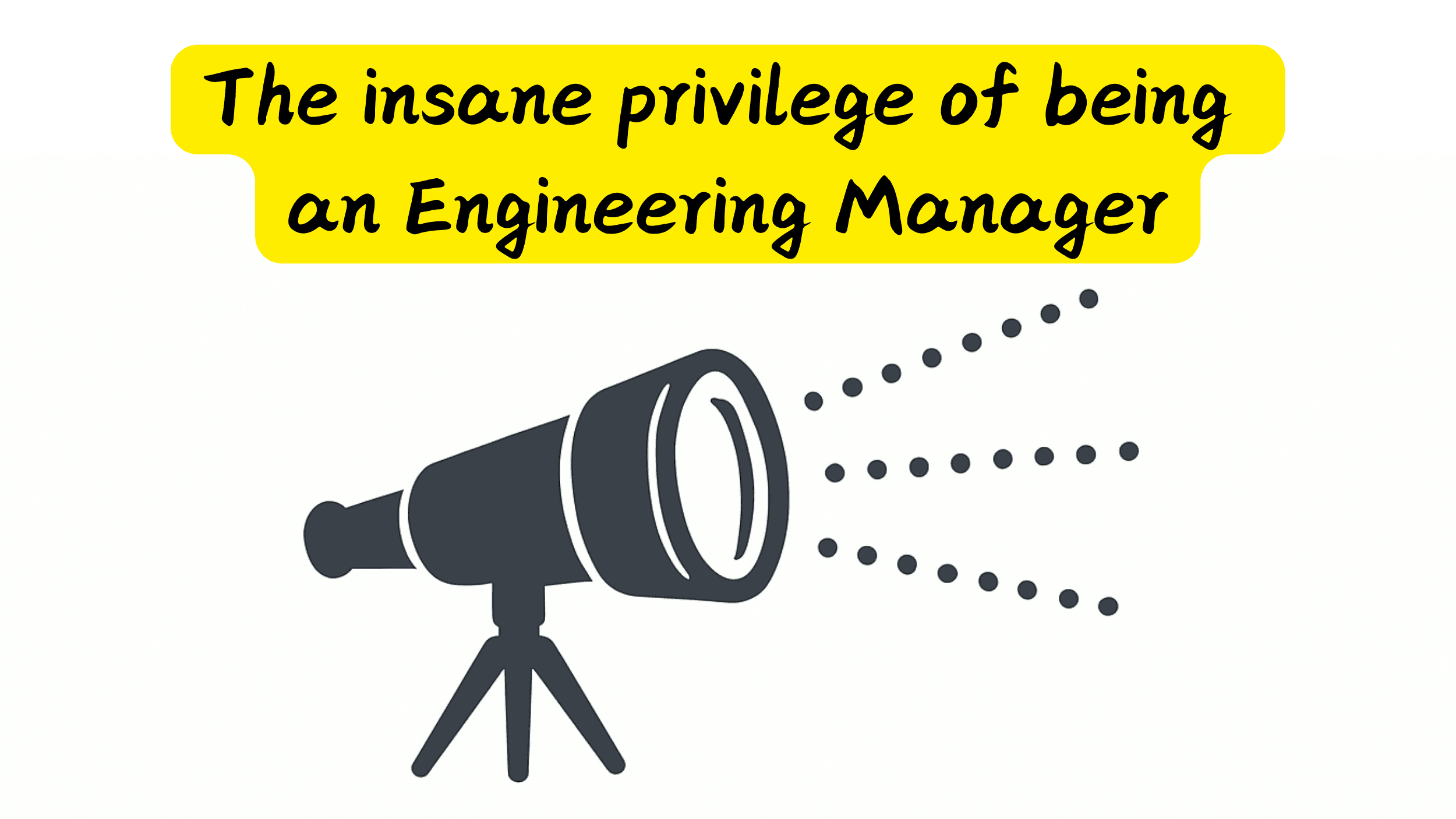 The insane privilege of being a manager
