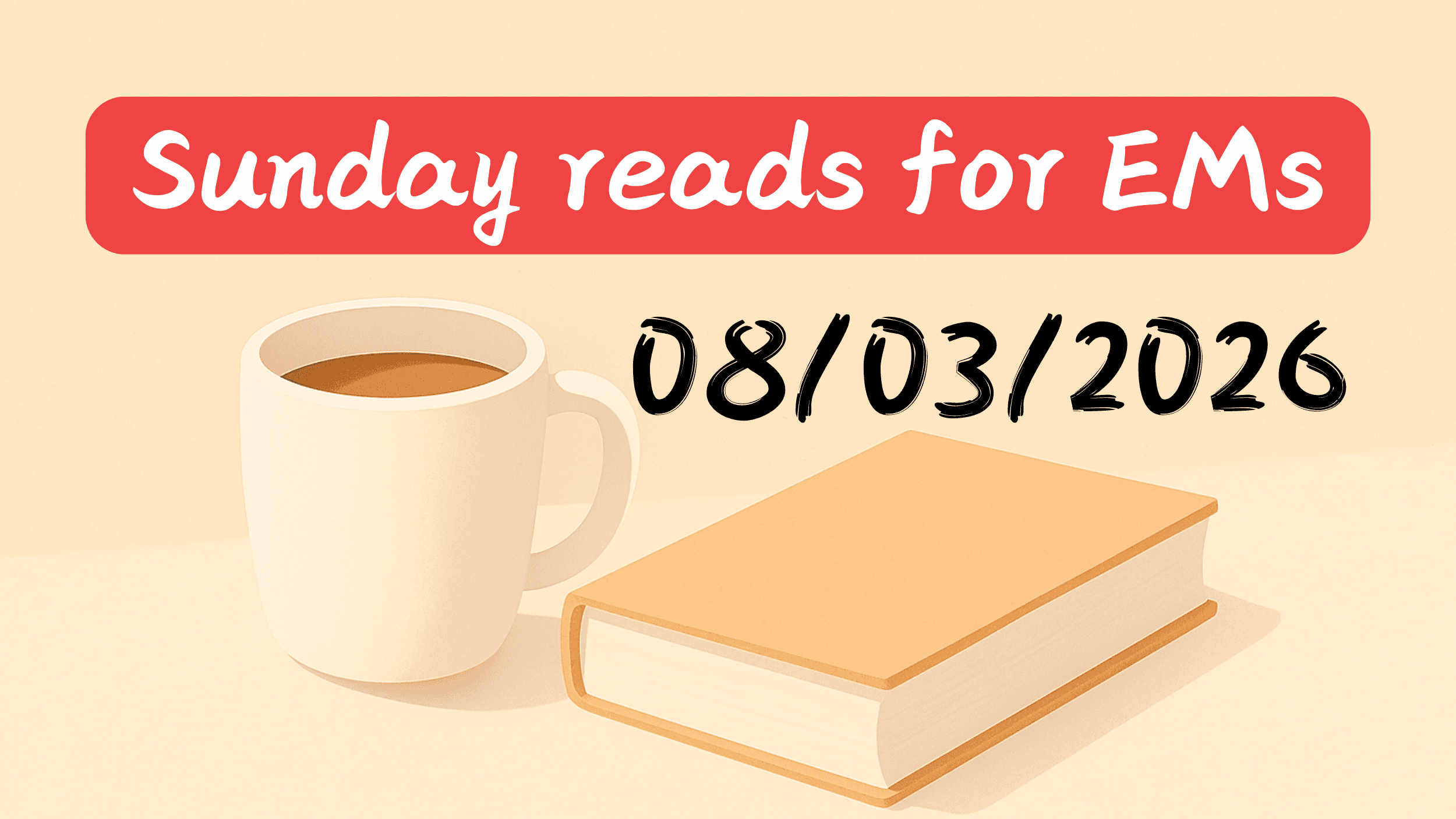 #38 | Sunday reads for EMs