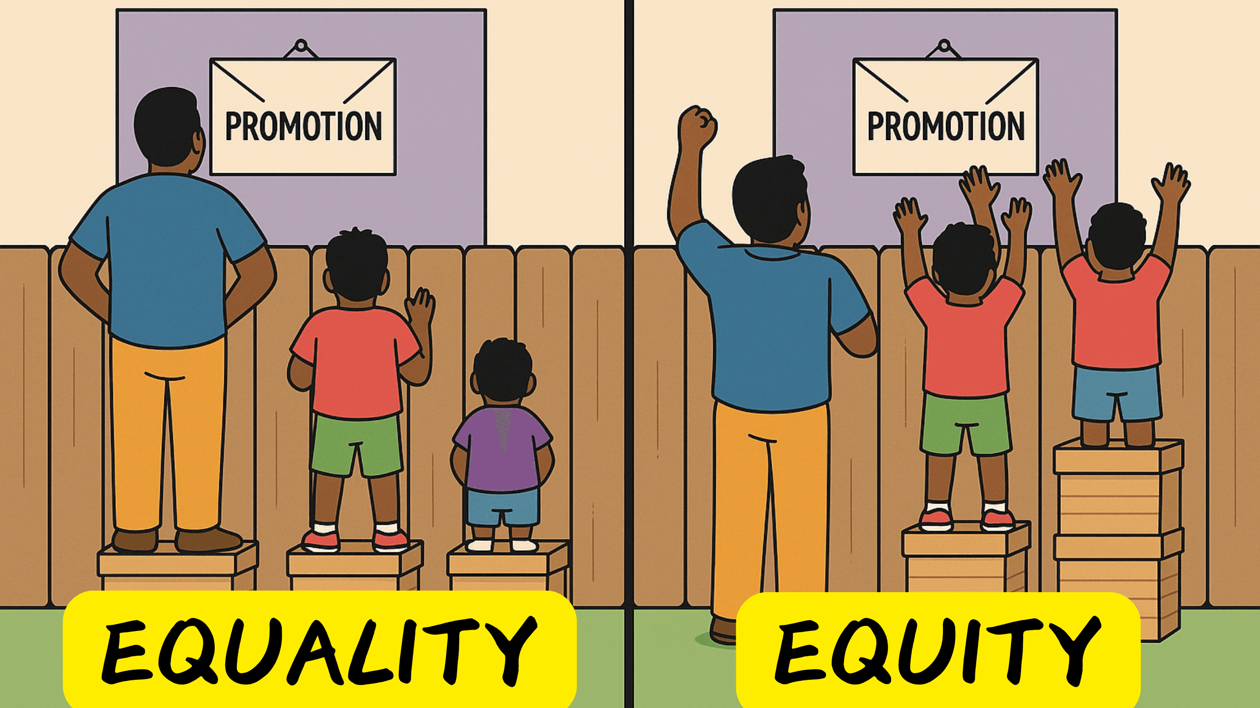 Treating everyone the same is NOT fair