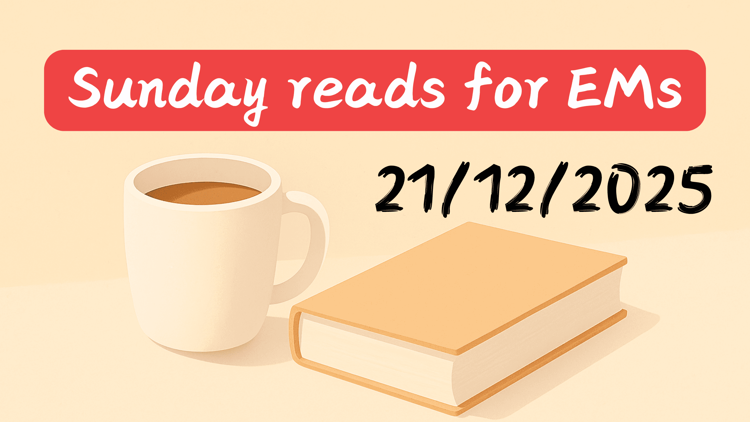#27 | Sunday reads for EMs