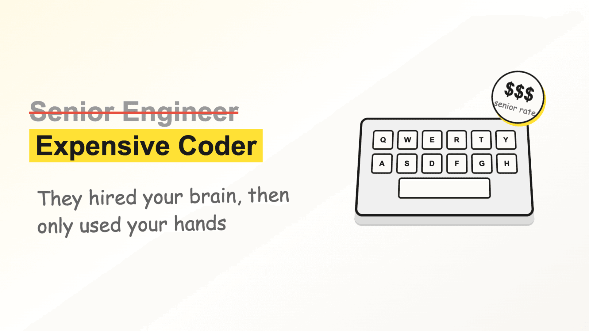 You hired senior engineers to think, but you keep telling them what to do