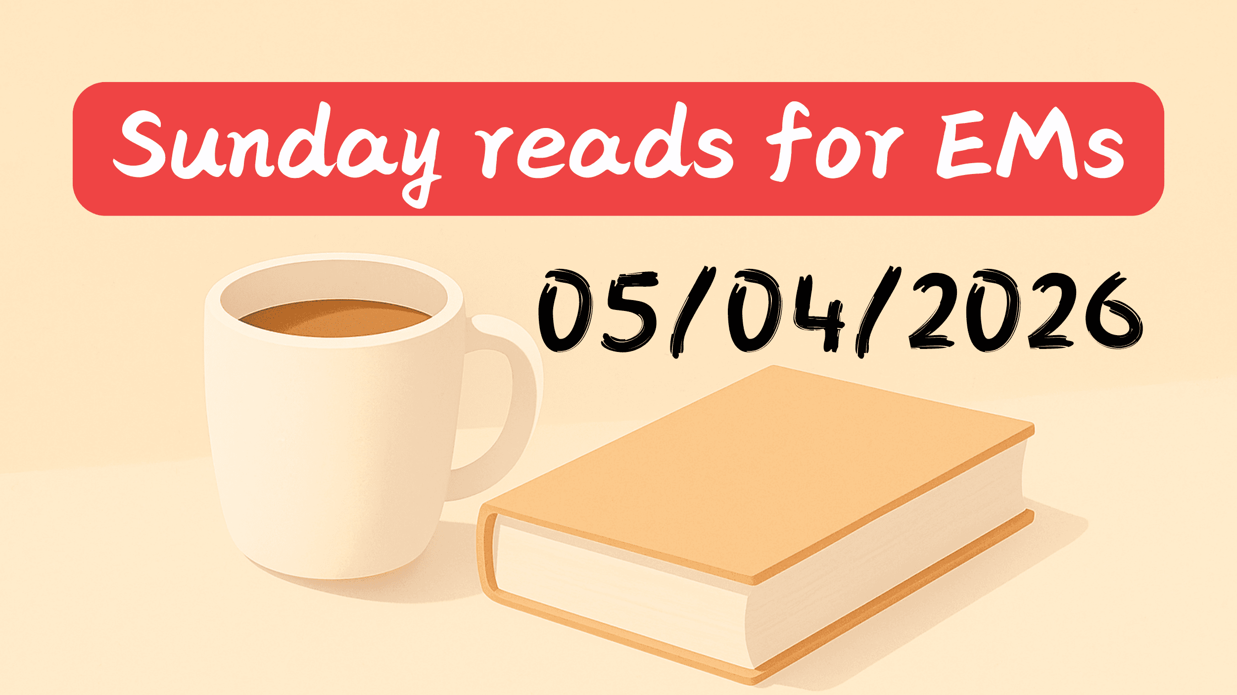 #39 | Sunday reads for EMs